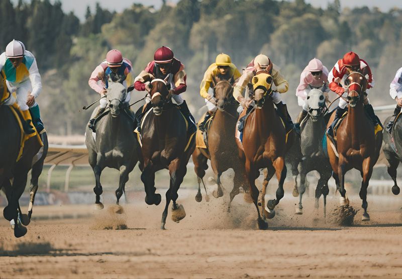 競馬に乗る騎手